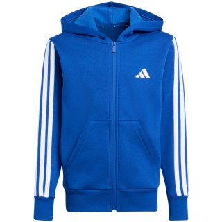 Bluza dla dzieci adidas Essentials Full-Zip Hoodie niebieska JY4977 Adidas