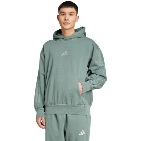 Bluza męska adidas A SZN W FL HD zielona JL6538 Adidas