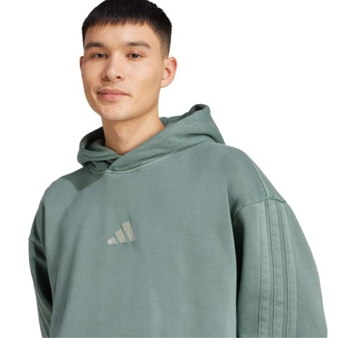 Bluza męska adidas A SZN W FL HD zielona JL6538 Adidas