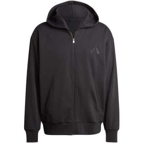 Bluza męska adidas All Szn Fleece Full-Zip Hoodie czarna IX1249 Adidas