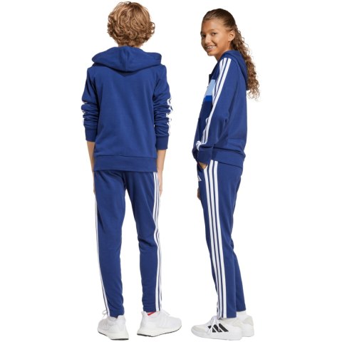 Dres dla dzieci adidas Seasonal Essentials Tiberio 3-Stripes French Terry granatowy JI6035 Adidas
