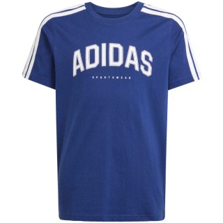 Koszulka dla dzieci adidas Codes Collegiate Graphic Tee granatowa JL6138 Adidas