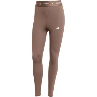 Legginsy damskie adidas Techfit 7/8 brązowe JW5181 Adidas