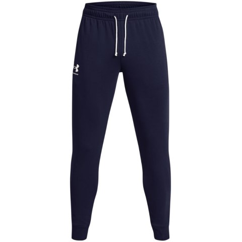Spodnie męskie Under Armour Rival Terry Jogger granatowe 1380843 410 Under Armour