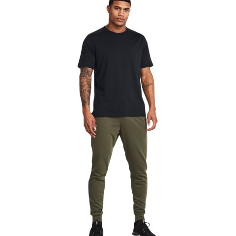 Spodnie męskie Under Armour Rival Terry Jogger khaki 1380843 390 Under Armour