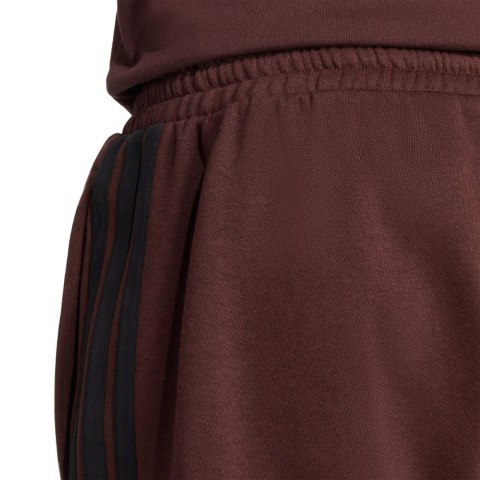 Spodnie męskie adidas Essentials 3-Stripes Fleece brązowe JX0749 Adidas