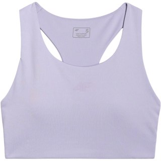 Stanik sportowy 4F F225 jasnoniebieski 4FWAW25USBAF225 34S 4F