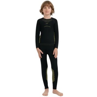 Bielizna bezszwowa dla chłopca 4F M248 głęboka czerń 4FJWAW25USEAM248 20S 4F