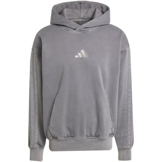 Bluza męska adidas ALL SZN Fleece Washed Hoodie szara JL6539 Adidas