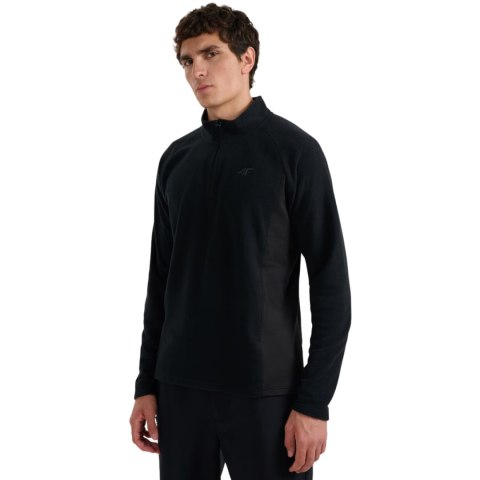 Bluza polarowa męska 4F M066 głęboka czerń 4FWAW25UFLEM066 20S 4F