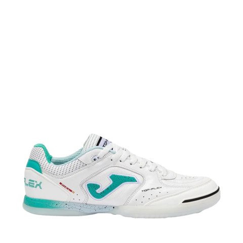 Buty piłkarskie Joma Top Flex 2502 Indoor biało-turkusowe TOPW2502IN Joma