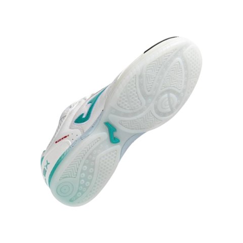 Buty piłkarskie Joma Top Flex 2502 Indoor biało-turkusowe TOPW2502IN Joma