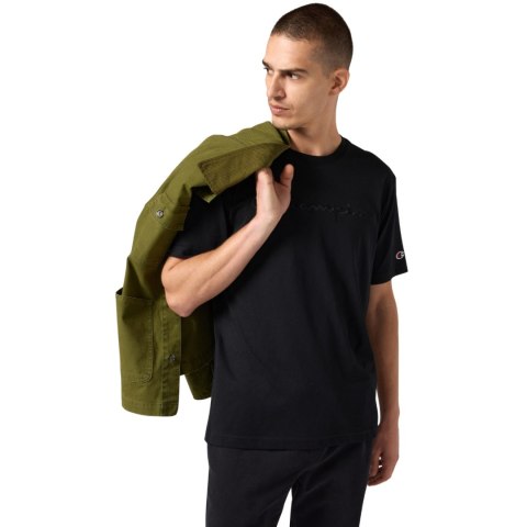 Koszulka męska Champion SS Tee czarna 220273 KK001 Champion