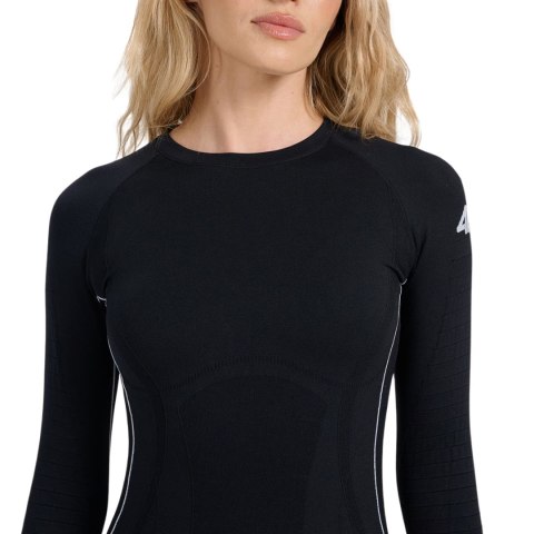 Koszulka termoaktywna damska 4F F203 głęboka czerń 4FWAW25USEAF203 20S 4F