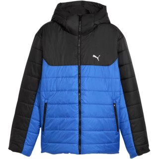Kurtka męska Puma ESS Hooded Padded niebiesko-czarna 685211 13 Puma