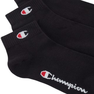 Skarpety Champion 3pk Quarter Socks czarne U20099 KK001 Champion
