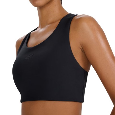 Stanik sportowy 4F F213 głęboka czerń 4FWMM00USBAF213 20S 4F