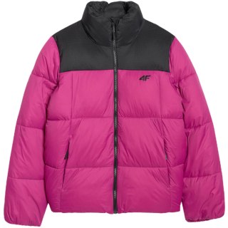 Kurtka damska pikowana 4F F581 fuksja 4FWAW25TDJAF581 55S 4F
