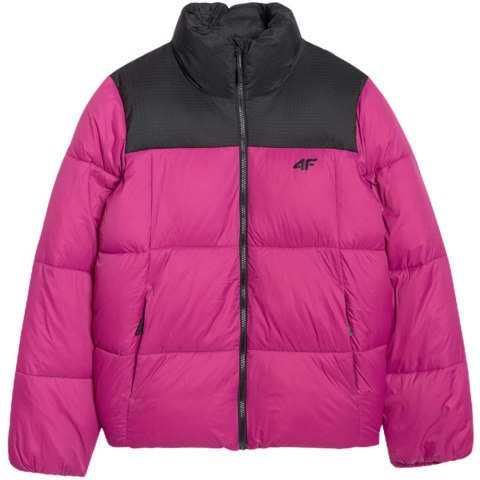 Kurtka damska pikowana 4F F581 fuksja 4FWAW25TDJAF581 55S 4F