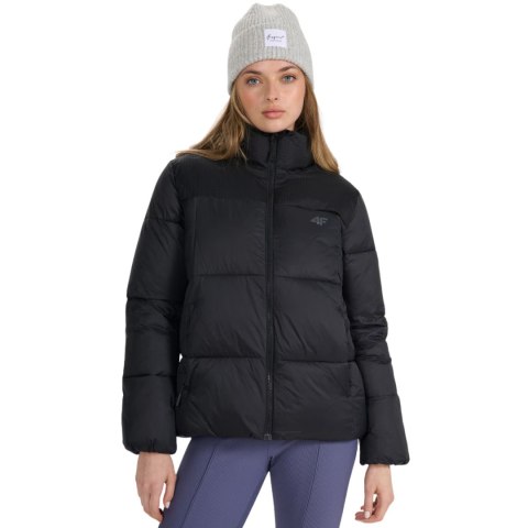 Kurtka damska pikowana 4F F581 głęboka czerń 4FWAW25TDJAF581 20S 4F