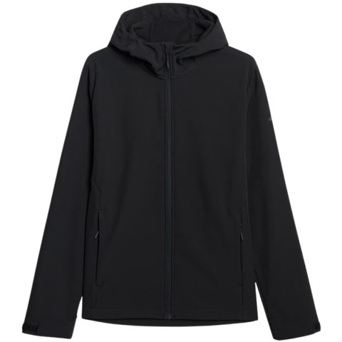 Kurtka męska softshell 4F M362 głęboka czerń 4FWAW25TSOFM362 20S 4F