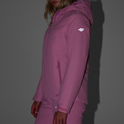 Kurtka narciarska damska 4F F0954 różowa 4FWAW25TTJAF0954 54S 4F