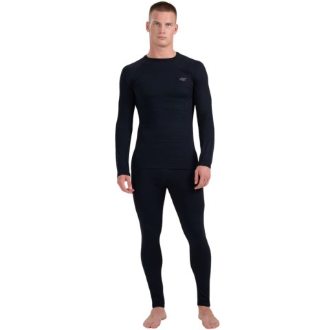 Spodnie termoaktywne męskie 4F M234 głęboka czerń 4FWAW25USEAM234 20S 4F