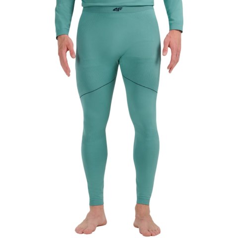 Spodnie termoaktywne męskie 4F M234 morska zieleń 4FWAW25USEAM234 46S 4F