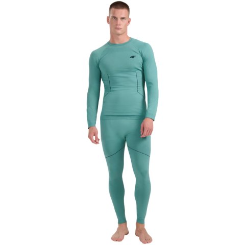 Spodnie termoaktywne męskie 4F M234 morska zieleń 4FWAW25USEAM234 46S 4F