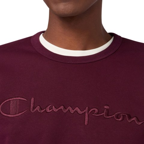 Bluza męska Champion Crewneck Sweatshirt bordowa 220272 RS522 Champion