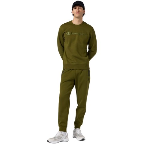 Bluza męska Champion Crewneck Sweatshirt oliwkowa 220272 GS585 Champion