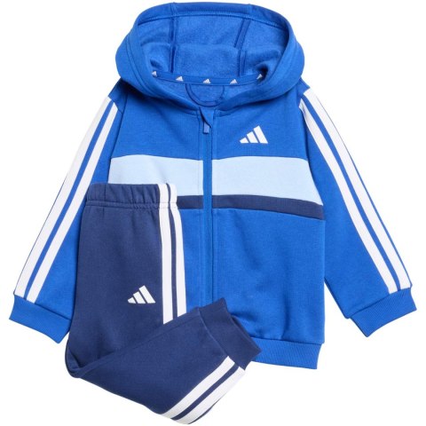 Dres dla dzieci adidas Essentials Tiberio 3 Stripes Fleece niebieski KC6004 Adidas