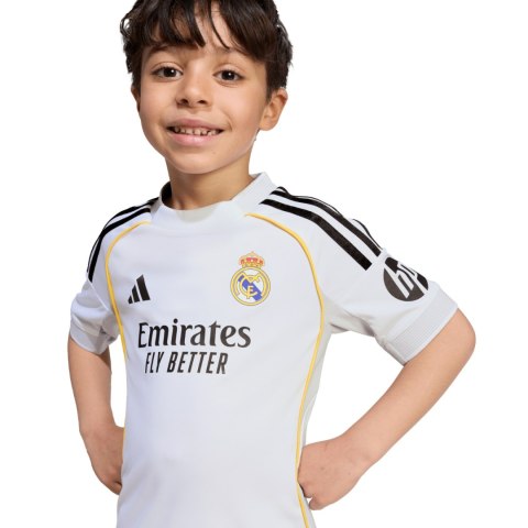 Komplet sportowy dla dzieci adidas Real Madrid 25/26 Home biały JN8870 Adidas