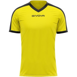 Koszulka Givova Revolution Interlock żółto-czarna MAC04 0710 Givova