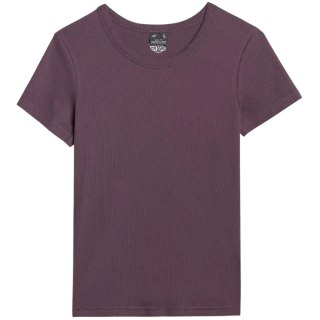 Koszulka damska 4F F2337 ciemny fiolet 4FWAW25TTSHF2337 50S 4F