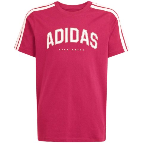 Koszulka dla dzieci adidas Codes Collegiate Graphic Tee różowa KA9764 Adidas