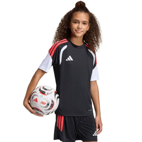 Koszulka dla dzieci adidas Tiro 26 League Jersey czarno-czerwona KB1326 Adidas