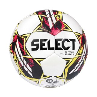 Piłka nożna hala Select Futsal Talento 9 MINI biało-czerwono-czarna 19258 Select