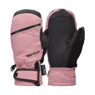 Rękawiczki zimowe Meteor Hazy różowo-czarne 17724-17725-17726 Meteor