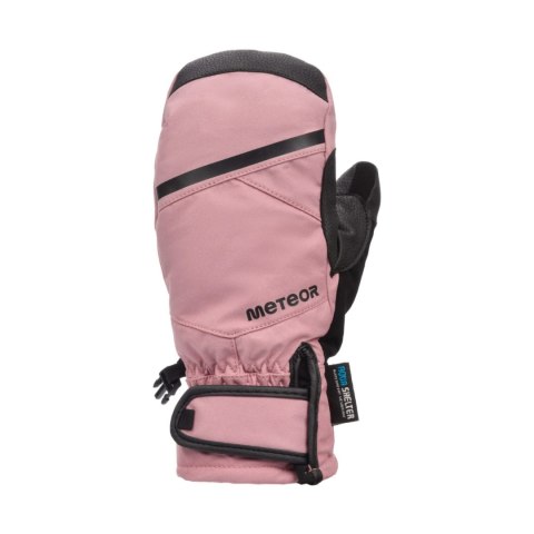 Rękawiczki zimowe Meteor Hazy różowo-czarne 17724-17725-17726 Meteor