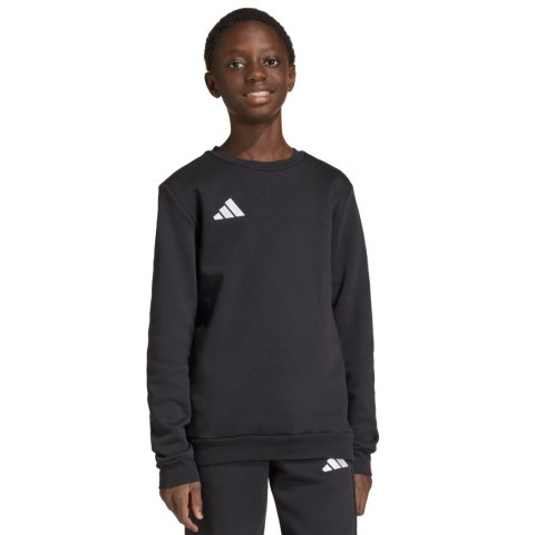 Bluza dla dzieci adidas Entrada 26 Sweat Top czarna JZ6554 Adidas teamwear