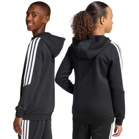 Bluza dla dzieci adidas Tiro 26 League Sweat Full Zip Hoodie czarna KF3324 Adidas teamwear