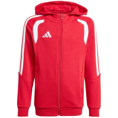 Bluza dla dzieci adidas Tiro 26 League Sweat Full Zip Hoodie czerwona KF9101 Adidas teamwear