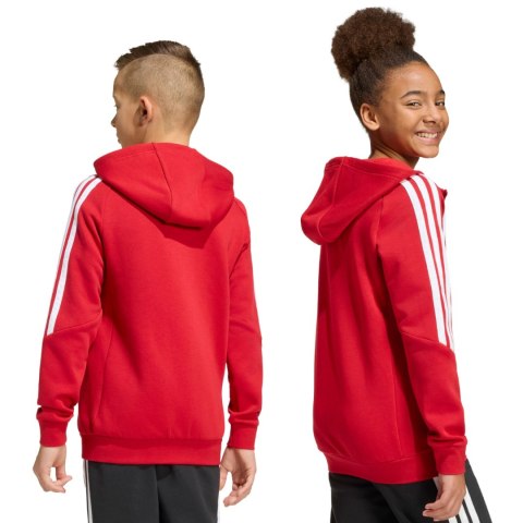 Bluza dla dzieci adidas Tiro 26 League Sweat Full Zip Hoodie czerwona KF9101 Adidas teamwear