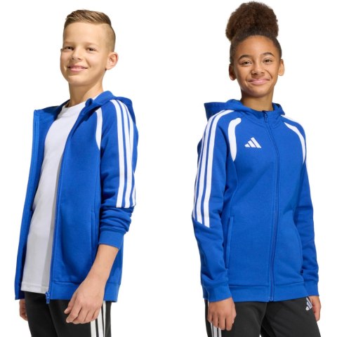 Bluza dla dzieci adidas Tiro 26 League Sweat Full Zip Hoodie niebieska KF9102 Adidas teamwear