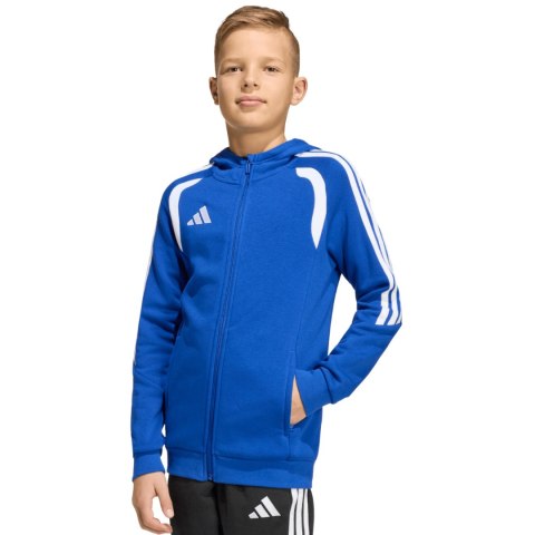 Bluza dla dzieci adidas Tiro 26 League Sweat Full Zip Hoodie niebieska KF9102 Adidas teamwear