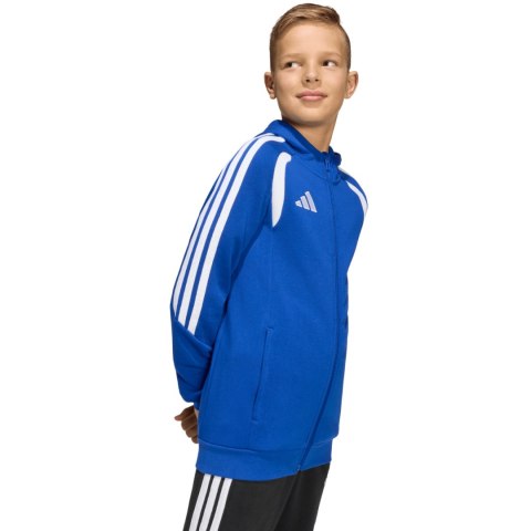Bluza dla dzieci adidas Tiro 26 League Sweat Full Zip Hoodie niebieska KF9102 Adidas teamwear