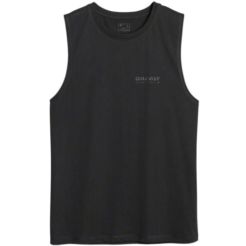 Koszulka męska 4F M128 głęboka czerń 4FWSS25TSLEM128 20S 4F