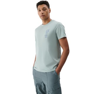 Koszulka męska 4F M2536 miętowa 4FRSS24TTSHM2536 47S 4F