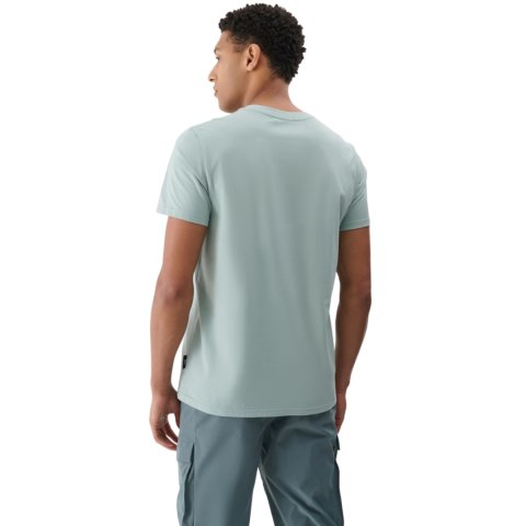 Koszulka męska 4F M2536 miętowa 4FRSS24TTSHM2536 47S 4F